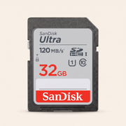 Memory SD Card — 16 or 32 GB
