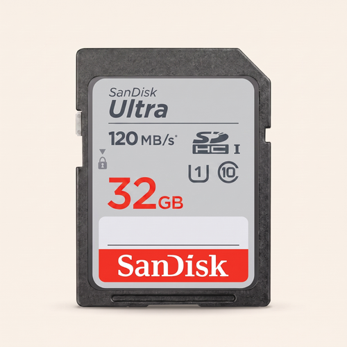 Memory SD Card — 16 or 32 GB
