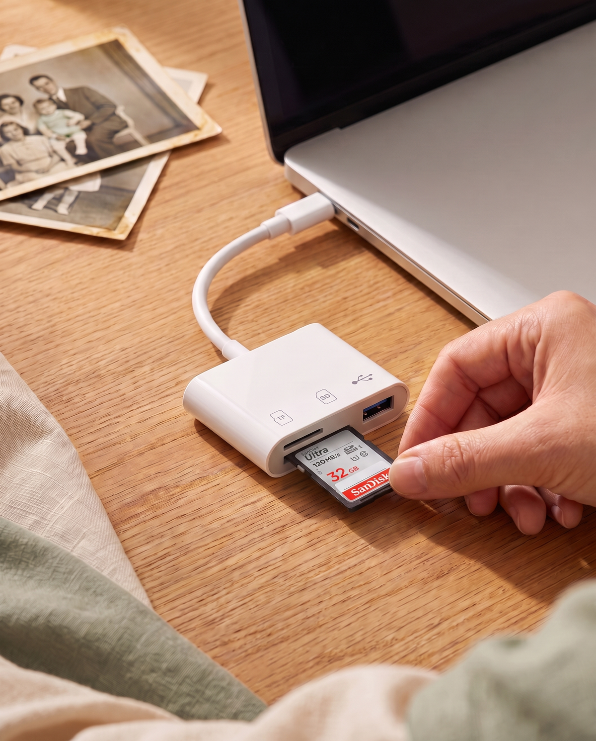 3-in-1 SD Card Reader